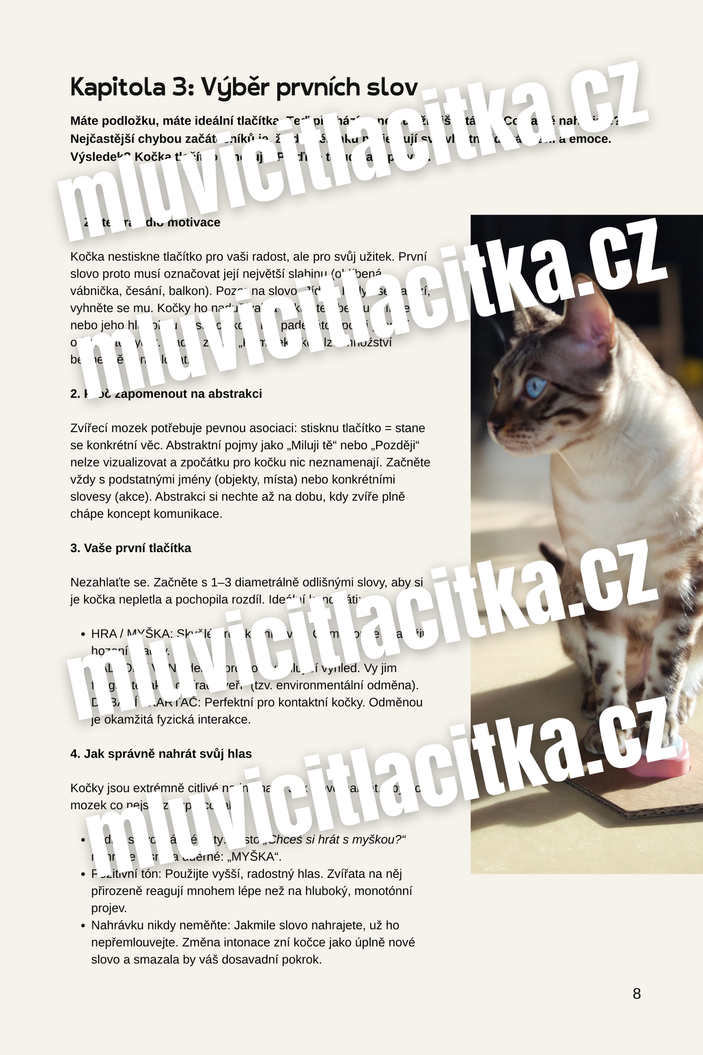 E-book: Průvodce komunikací pomocí tréninkových tlačítek