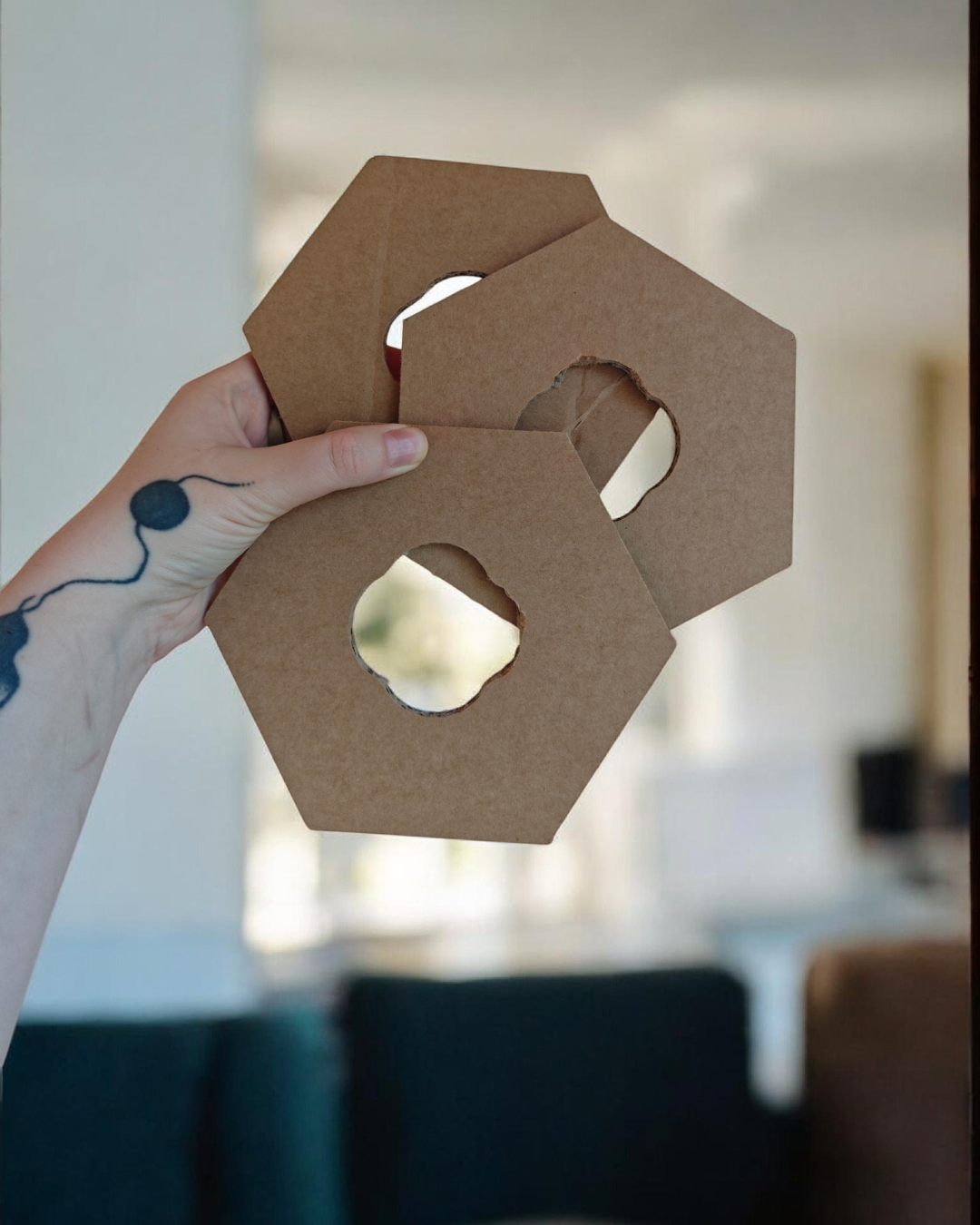 Sada 3 náhradních hexagonových podložek