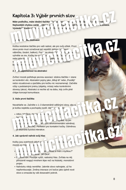 E-book: Průvodce komunikací pomocí tréninkových tlačítek